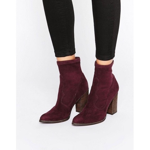 Dolce Vita Shoes - Dolce Vita Cammi Suede Sock Heeled Ankle Boots